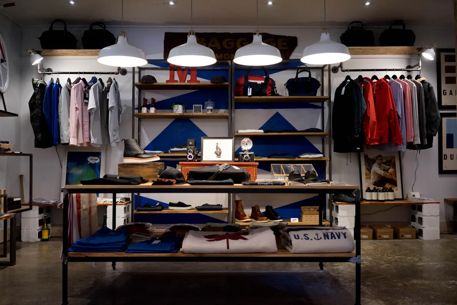 A refined retail storefront viewed from the street